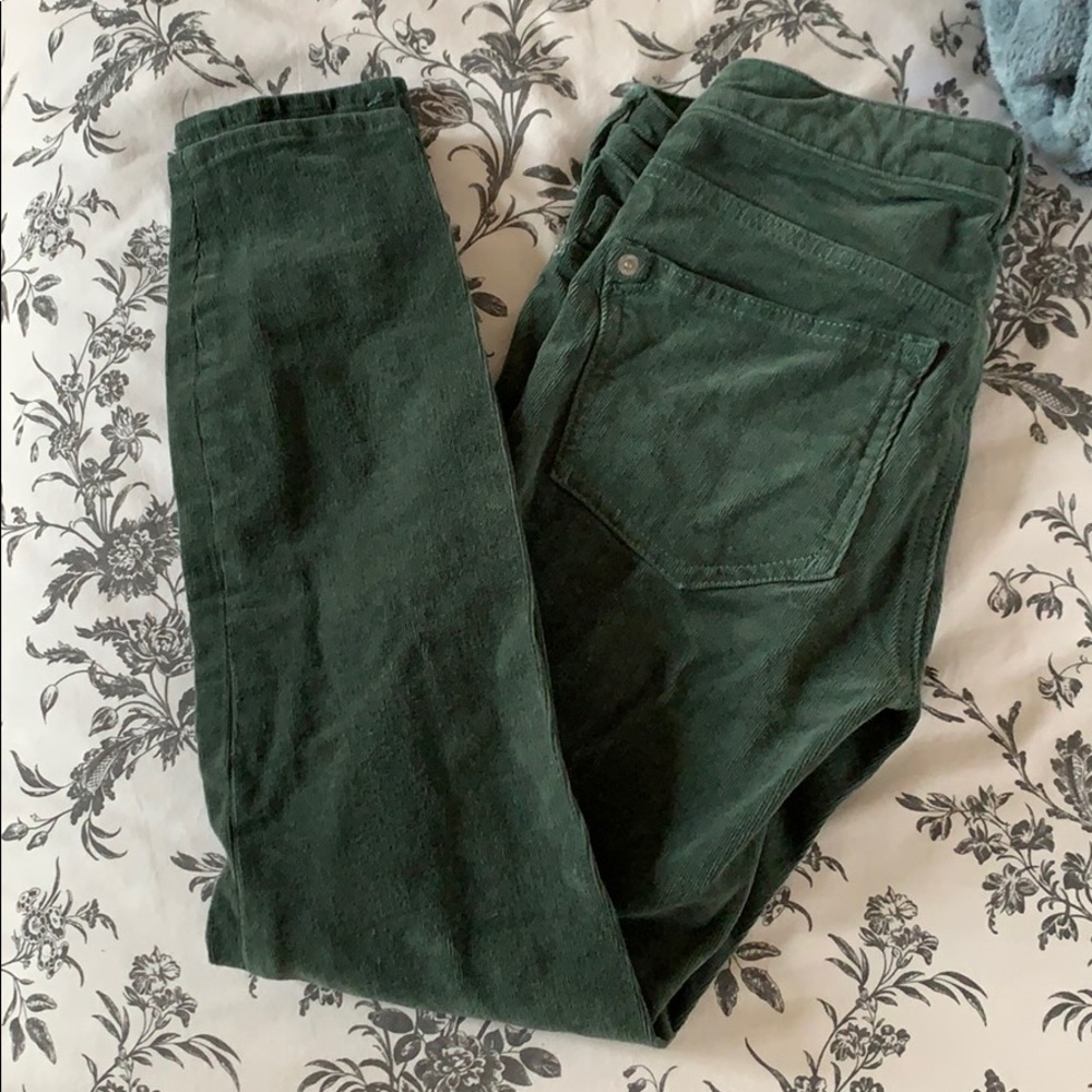 Anthropologie high-rise skinny cords 24 petite
